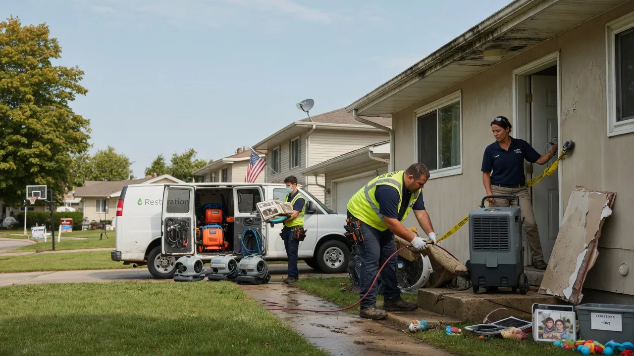 Water Damage Restoration in Sextonville, WI near me